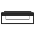 Table basse Noir 100x100x35 cm Aggloméré
