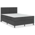 cadre de lit Gris foncé Tissu 180x200 cm