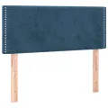 cadre de lit avec matelas LED Bleu foncé 120x200 cm