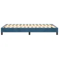 cadre de lit Bleu foncé 120x200 cm Velours