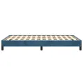 Cadre de lit Bleu foncé 120x200 cm Velours