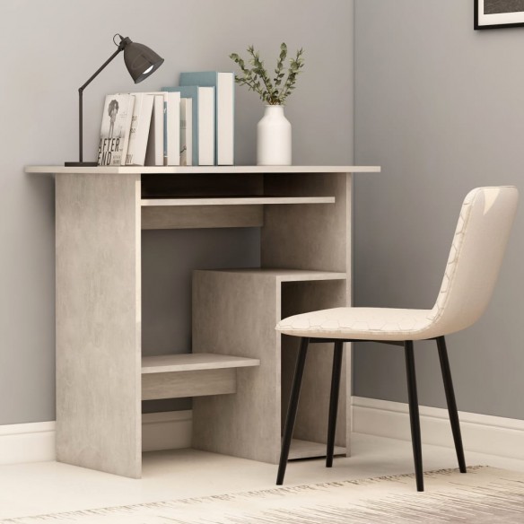 Bureau Gris béton 80 x 45 x 74 cm Aggloméré