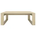 Table basse Chêne sonoma 100x100x35 cm Aggloméré