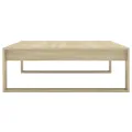 Table basse Chêne sonoma 100x100x35 cm Aggloméré