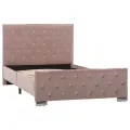 Cadre de lit Rose Velours 100 x 200 cm