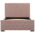 Cadre de lit Rose Velours 100 x 200 cm