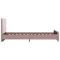 Cadre de lit Rose Velours 100 x 200 cm