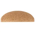 Tapis d'escalier 10 pcs 65x21x4 cm Beige