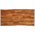 Table à manger 180x90x75 cm bois d'acacia solide à bord vif