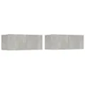 Ensemble de meubles TV 4 pcs Gris béton Bois d'ingénierie
