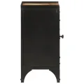 Armoire de salle de bain 40x30x60 cm fer et bois de manguier