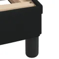 Cadre de lit avec tête de lit Noir 80x200 cm Tissu