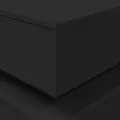 Table basse avec lumières LED noir 90x50x40 cm