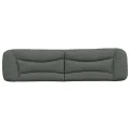 Coussin de tête de lit gris foncé 200 cm tissu