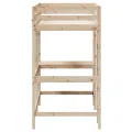 Lit superposé avec bureau 90x190 cm bois de pin massif