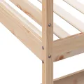 Lit superposé avec bureau 90x190 cm bois de pin massif