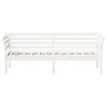 Lit de jour Blanc 90x190 cm Bois de pin massif