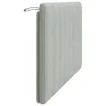 Coussin de tête de lit gris clair 140 cm velours