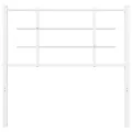 Tête de lit métal blanc 100 cm