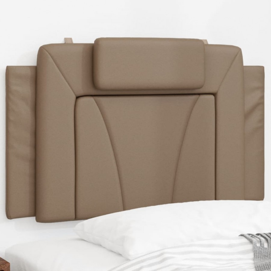 Coussin de tête de lit cappuccino 90 cm similicuir