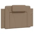 Coussin de tête de lit cappuccino 90 cm similicuir