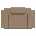 Coussin de tête de lit cappuccino 90 cm similicuir