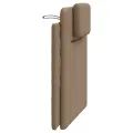 Coussin de tête de lit cappuccino 90 cm similicuir
