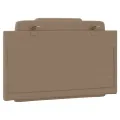 Coussin de tête de lit cappuccino 90 cm similicuir