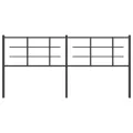 Tête de lit métal noir 180 cm