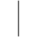 Tête de lit métal noir 180 cm