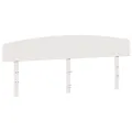Tête de lit blanc 200 cm bois massif de pin