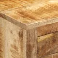 Buffet 80x30x65 cm bois de manguier brut massif