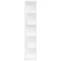 Armoire d'angle Blanc 33x33x164,5 cm Aggloméré