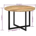 Table à dîner 110x75 cm Bois de manguier massif