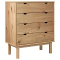 Armoire à tiroirs 76,5x39,5x90 cm Bois de pin massif
