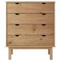 Armoire à tiroirs 76,5x39,5x90 cm Bois de pin massif