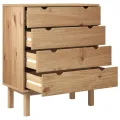 Armoire à tiroirs 76,5x39,5x90 cm Bois de pin massif