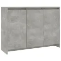 Buffet Gris béton 102x33x75 cm Aggloméré