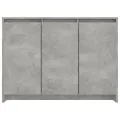 Buffet Gris béton 102x33x75 cm Aggloméré