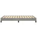 Cadre de lit Gris clair 120x200 cm Velours