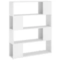Bibliothèque/Séparateur de pièce Blanc 100x24x124 cm