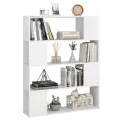Bibliothèque/Séparateur de pièce Blanc 100x24x124 cm