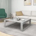 Table basse Gris béton 100x100x35 cm Aggloméré