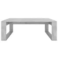 Table basse Gris béton 100x100x35 cm Aggloméré