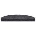 Tapis autoadhésifs de marches 5 pcs Gris foncé 65x21x4 cm