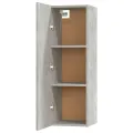 Ensemble de meubles TV 5 pcs Gris béton Bois d'ingénierie