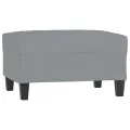 Repose-pied Gris clair 70x55x41 cm Tissu