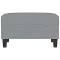Repose-pied Gris clair 70x55x41 cm Tissu