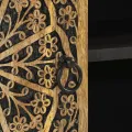 Meuble TV 80x31x46 cm bois massif de manguier