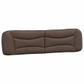 Coussin de tête de lit marron 200 cm similicuir